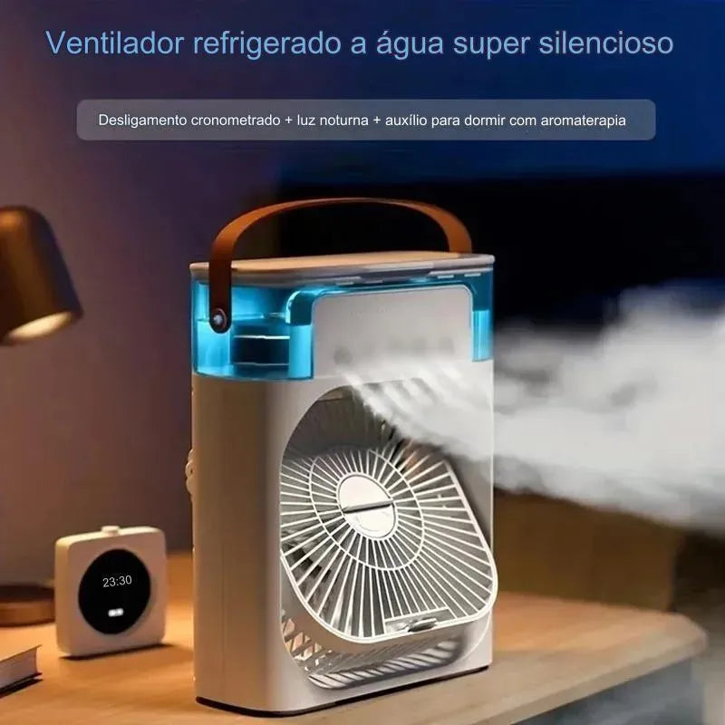 Mini Ventilador e Umidificador Umity