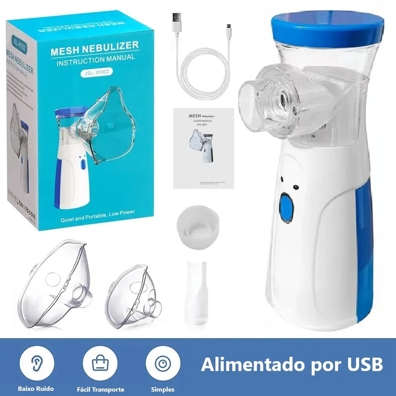 Nebulizador Portátil Silencioso Mesh